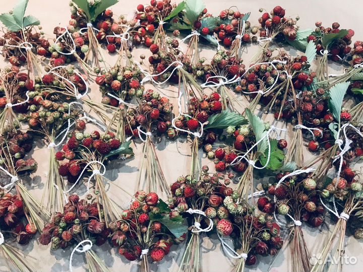 Земляника сушеная в букетиках