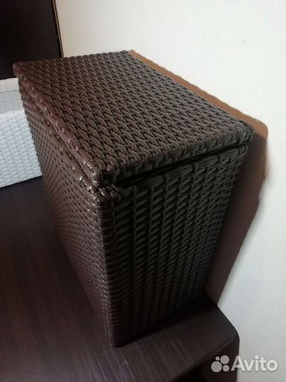 Корзина для хранения из искусственного ротанга