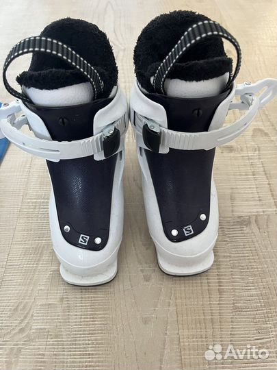 Горные лыжи atomic 70-90 ботинки salamon 16,0