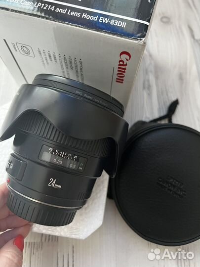 Обьектив canon EF 24 mm f/1.4L USM