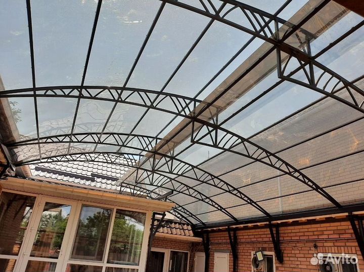 Металлический навес по Вашим размерам