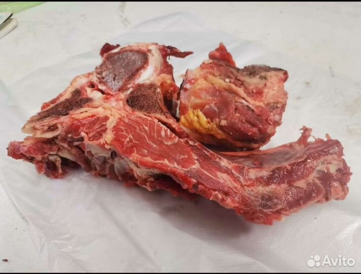 Мясо и кости для собак