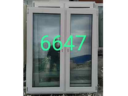 Окно бу пластиковое, 1540(в) х 1290(ш) № 6647