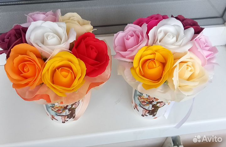 Мыльные розы, учителю