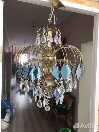 Люстра каскадная