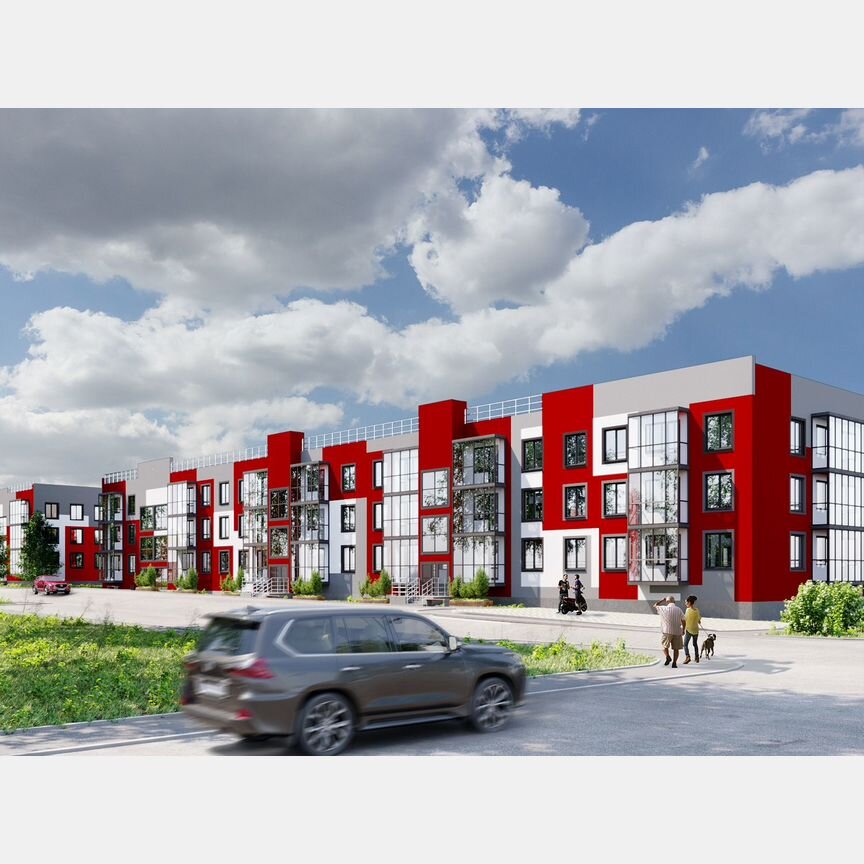 1-к. квартира, 41,1 м², 1/3 эт.