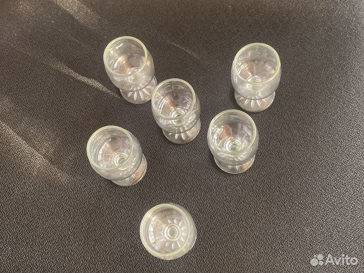 Хпустальные рюмки,6 штук