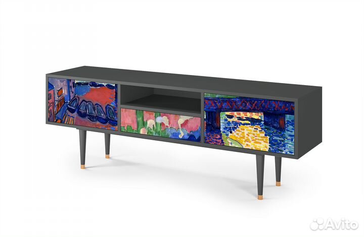 Тв-тумба T6 - Антрацит - Charing Cross Bridge