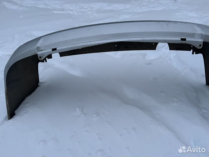 Задний бампер на priora седан+ усилитель