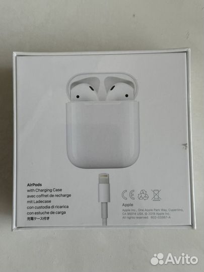 Наушники airpods 2 поколения