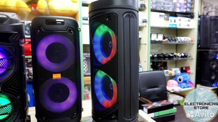 Блютуз Колонка Большая с Микрофоном ZQS-6212