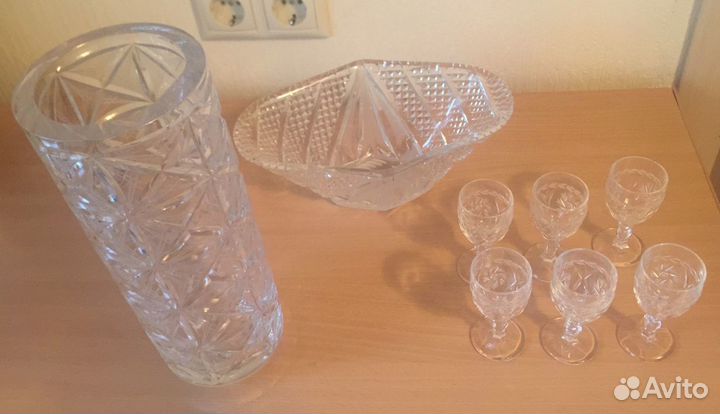 Хрусталь СССР, 1960-70, Ручная гравировка