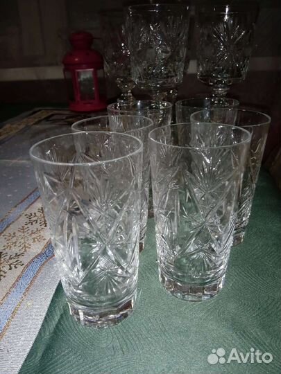 Фужеры хрустальные Югославия