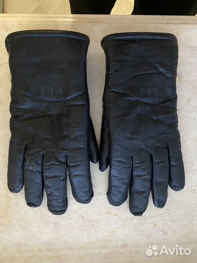 Перчатки кожаные ввс СССР. Мех овчина