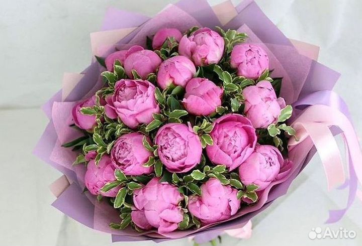 Пионы Букет пионов