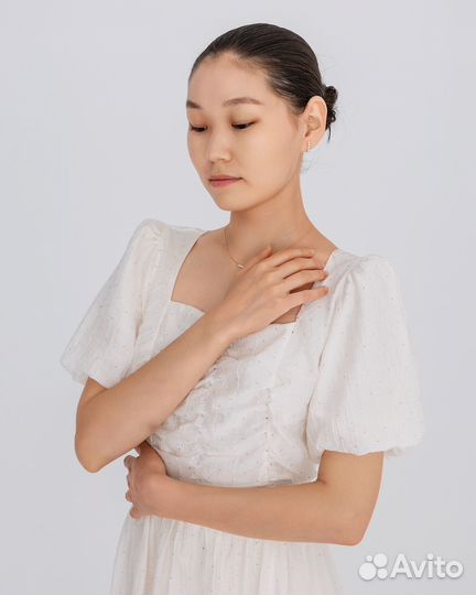 Платье со стразами