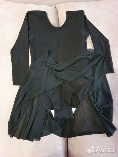 Купальник для танцев черный