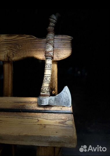 Кованый топор ручной работы Охотничий