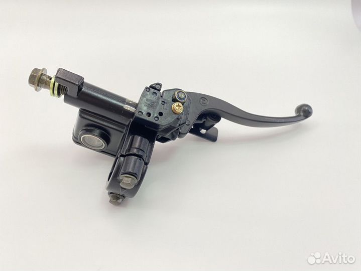 Рычаг тормоза атв левая с гидравликой и фиксатором