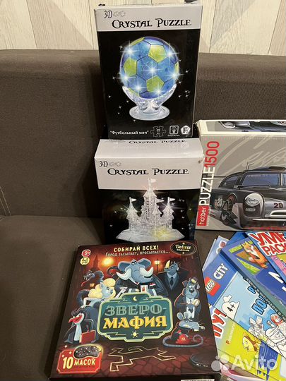 Детские книги и настольные игры