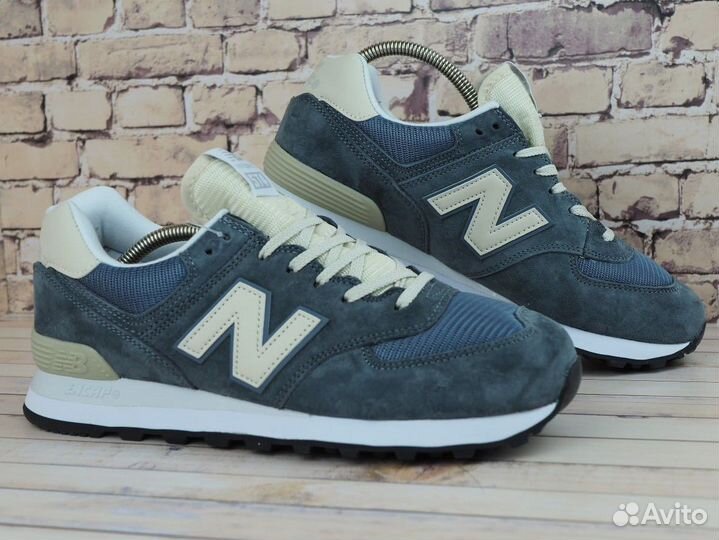 New Balance 574 синий