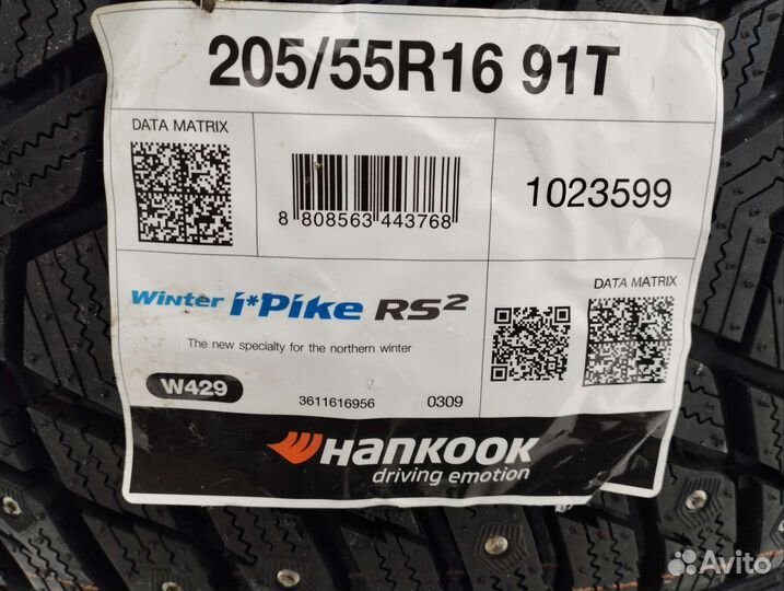 Hankook Winter I'Pike RS2 W429 205/55 R16 91T