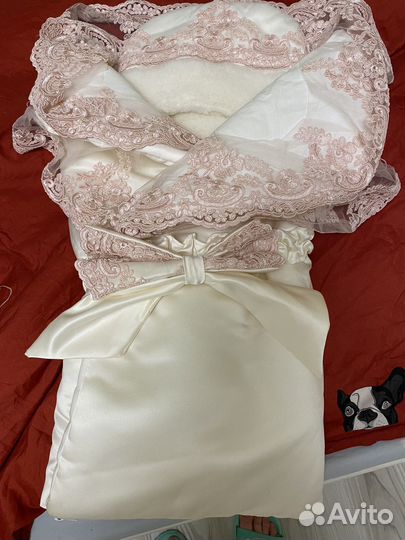 Конверт на выписку зимний для девочки