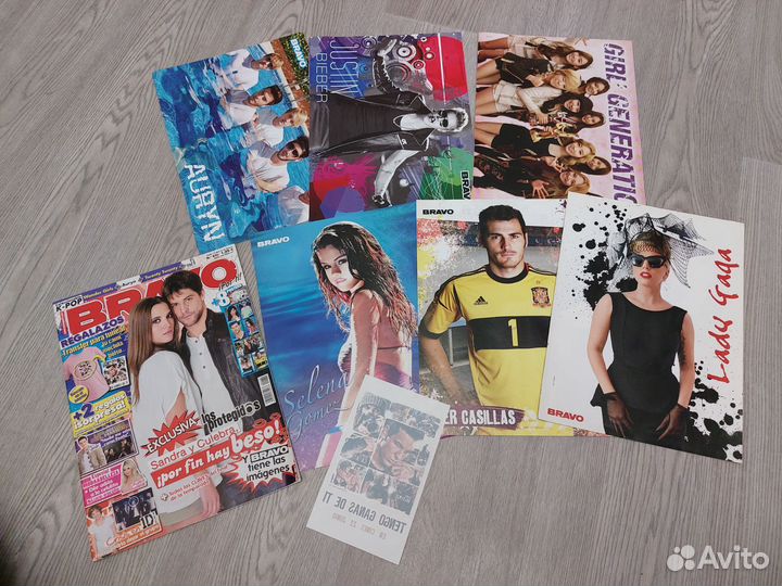 Журнал bravo Испания с постерами