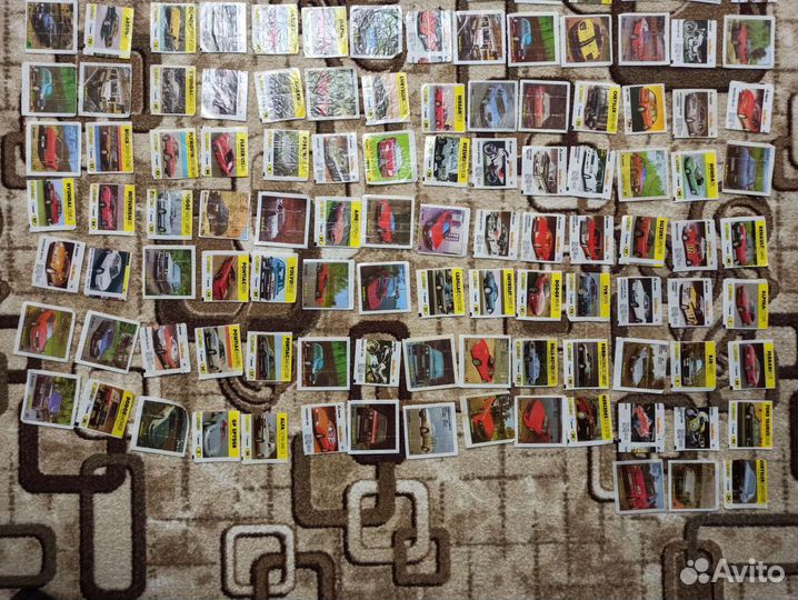 Вкладыши от жвачек 90 х bombibom большой набор