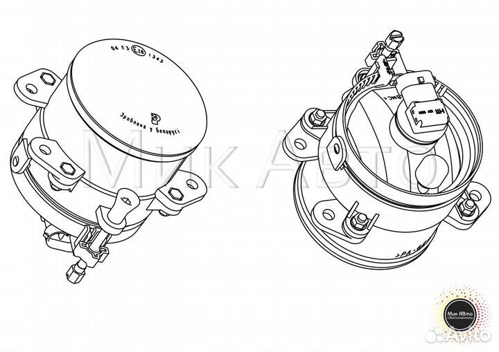 Оригинал противотуманные фары на Ниву Travel Urban