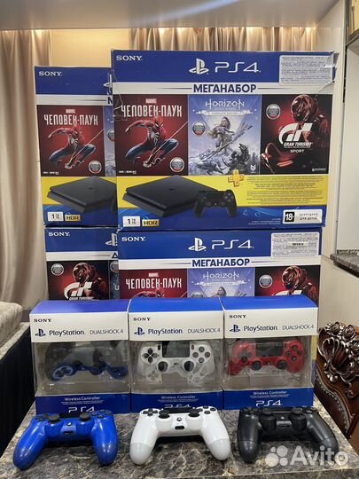 Sony PS4 pro / slim / fat с играми