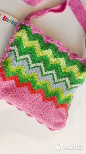 Вязаная сумка для девочки