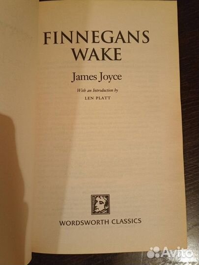 James Joyce Finnegans wakes