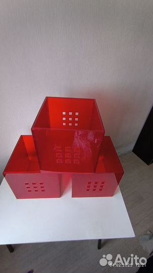 Контейнер ящик Икея Лекман