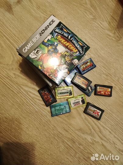 Картриджи для game boy advance SP