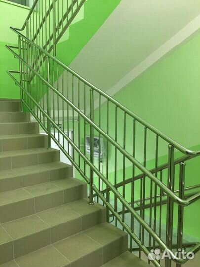 Винтовые лестничные ограждения из нержавейки