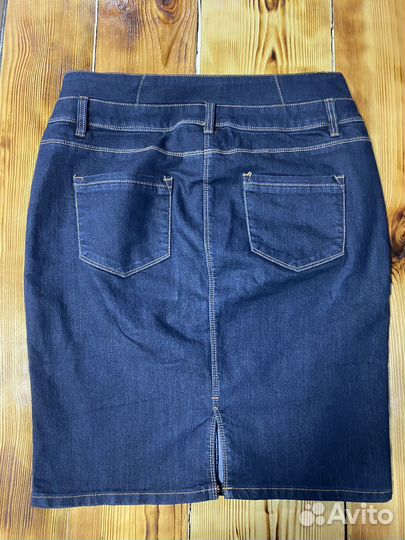 Джинсовая юбка 46 размер