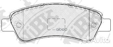 Колодки задние (fiat ducato, citroen jumper