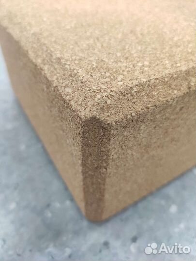 Блоки для йоги, кирпич пробковый