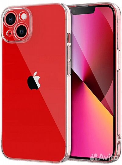 Силиконовый чехол c с защитой камеры для iPhone