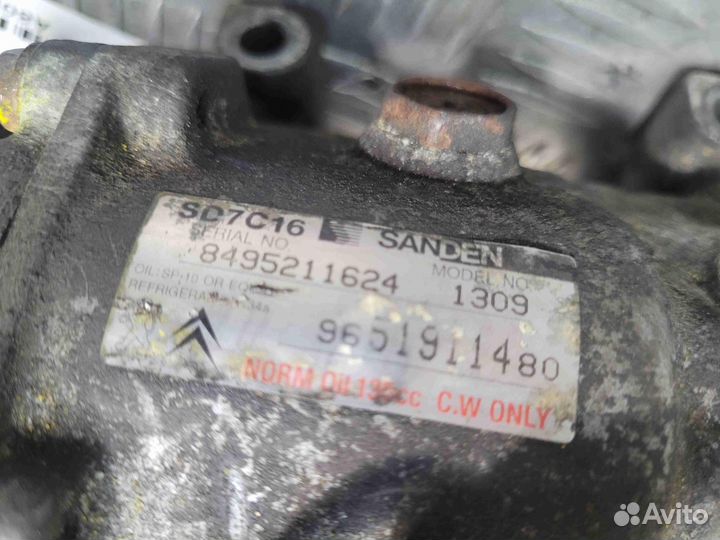 Компрессор системы кондиционирования Citroen C4 Picasso