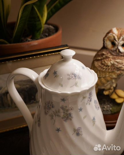 Wedgwood кофейные сервиз с незабудками, Англия