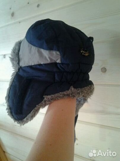 Детская зимняя шапка, р. 50-52