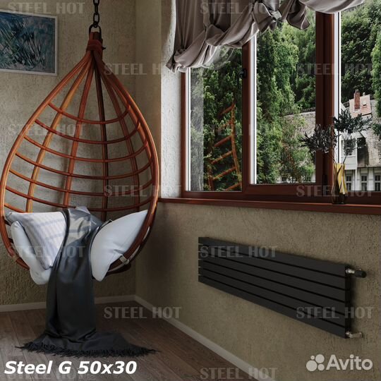 Горизонтальный дизайн радиатор Steel от завода