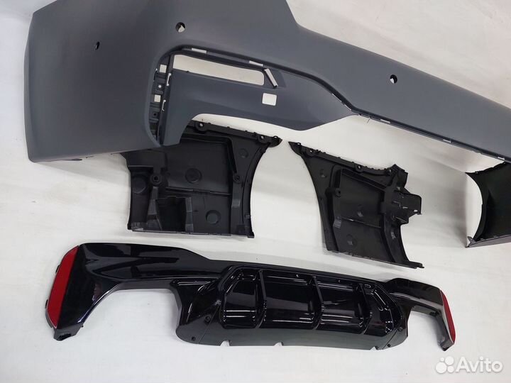 BMW G30 задний бампер М5 М пакет с диффузором