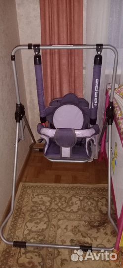 Детская качель напольная