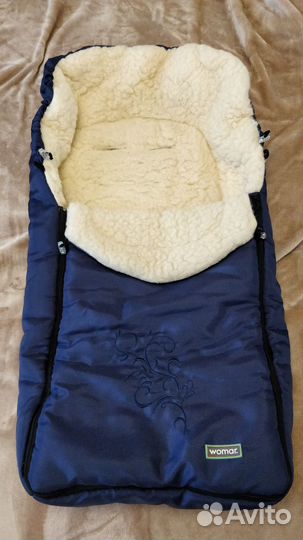 Зимний конверт в коляску womar