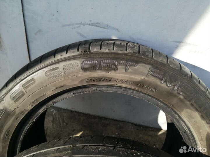 Dunlop SP Sport FM800 215/55 R17
