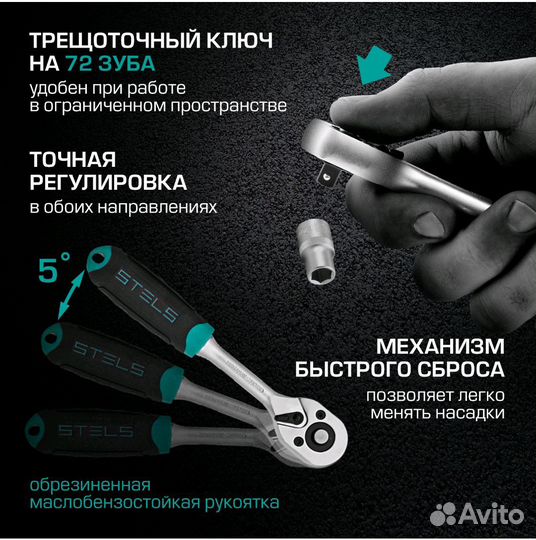 Набор инструментов stels 94 предмета