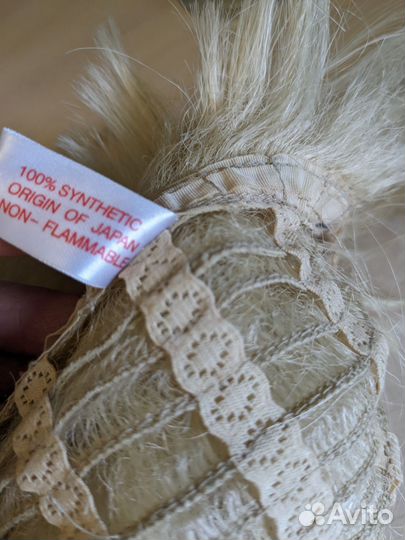 Парик блонд короткий с челкой